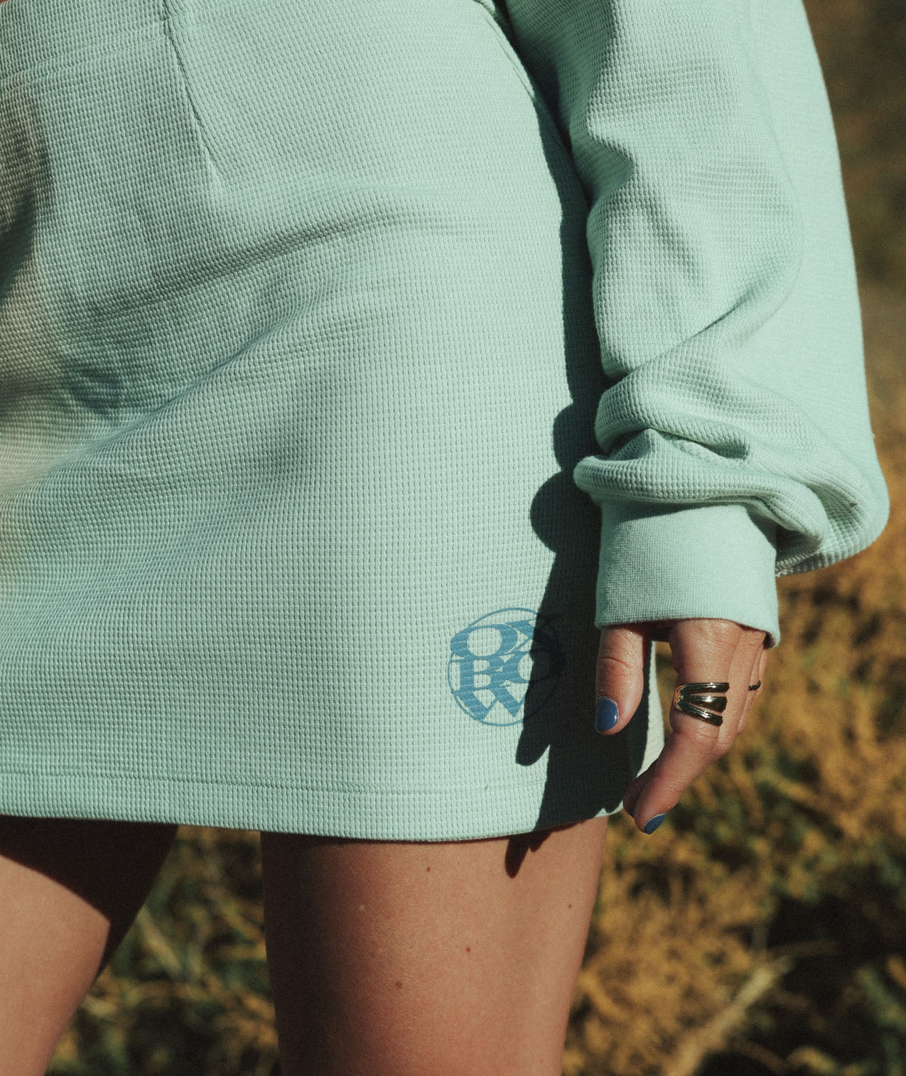 Seafoam Short Skirt
