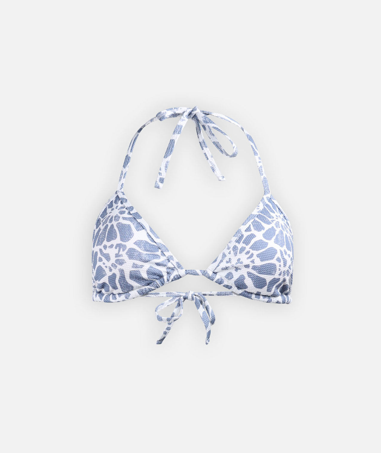 Coral Bikini Triangle Tops