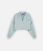 Seafoam Long Sleeve Polo Shirts