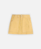 Cord Short Skirt