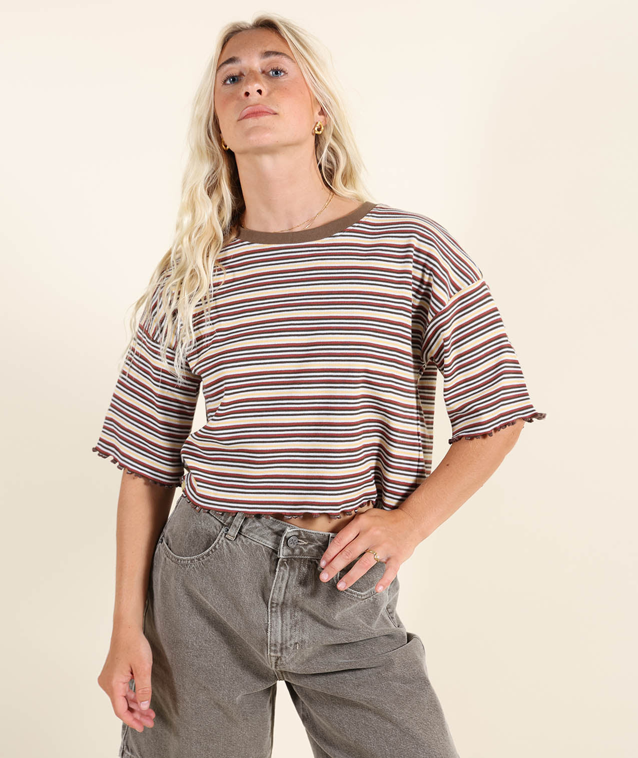 Bistripes Crop Tops