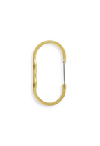 WIREGATE CARABINER LARGE GOLD