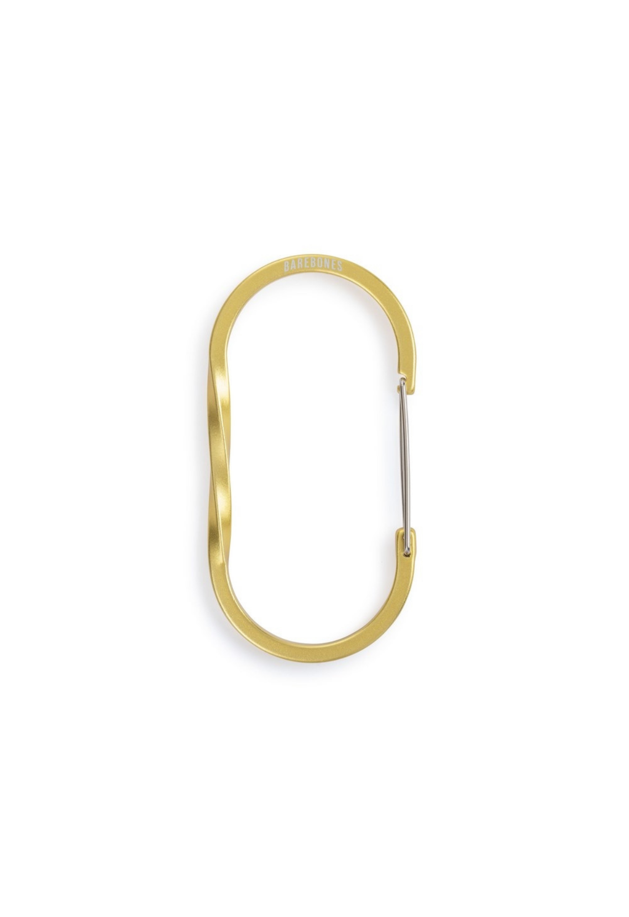 WIREGATE CARABINER LARGE GOLD