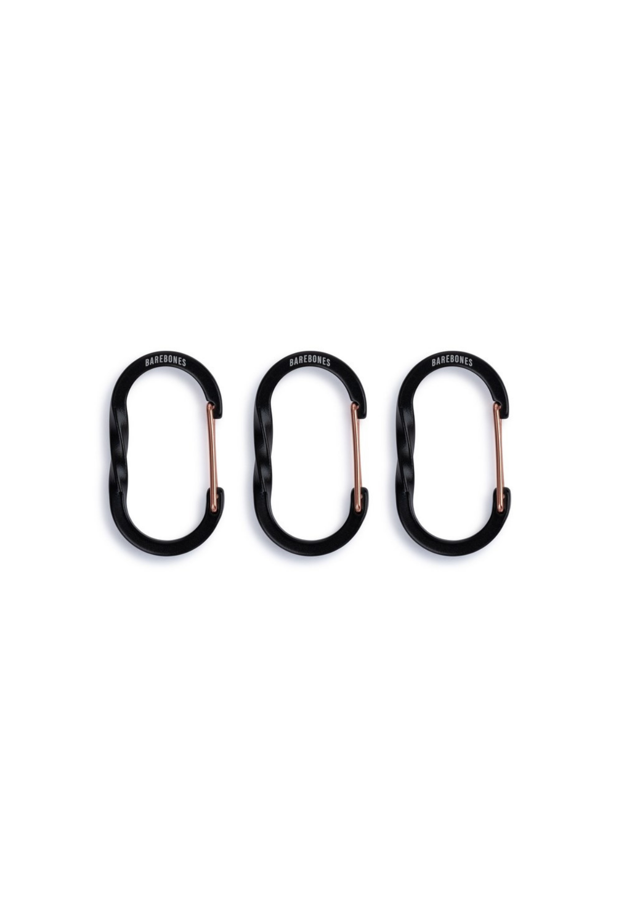 WIREGATE CARABINER SMALL BLACK