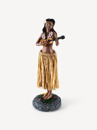 Hawaiian Hula Dashboard Girl